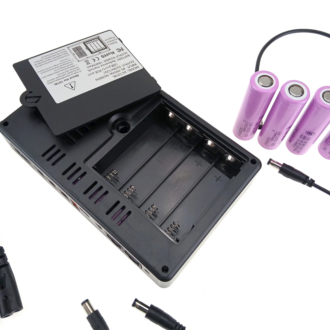 Мини ИБП DC1018L 5В 9В 12В с USB Type-C и PoE для роутера