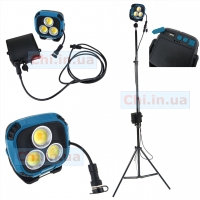 Аккумуляторный LED прожектор WR-891-PB20000-KIT 20000 мАч с Power Bank, Type-C, IP54, белый и красный свет, штатив 2 м