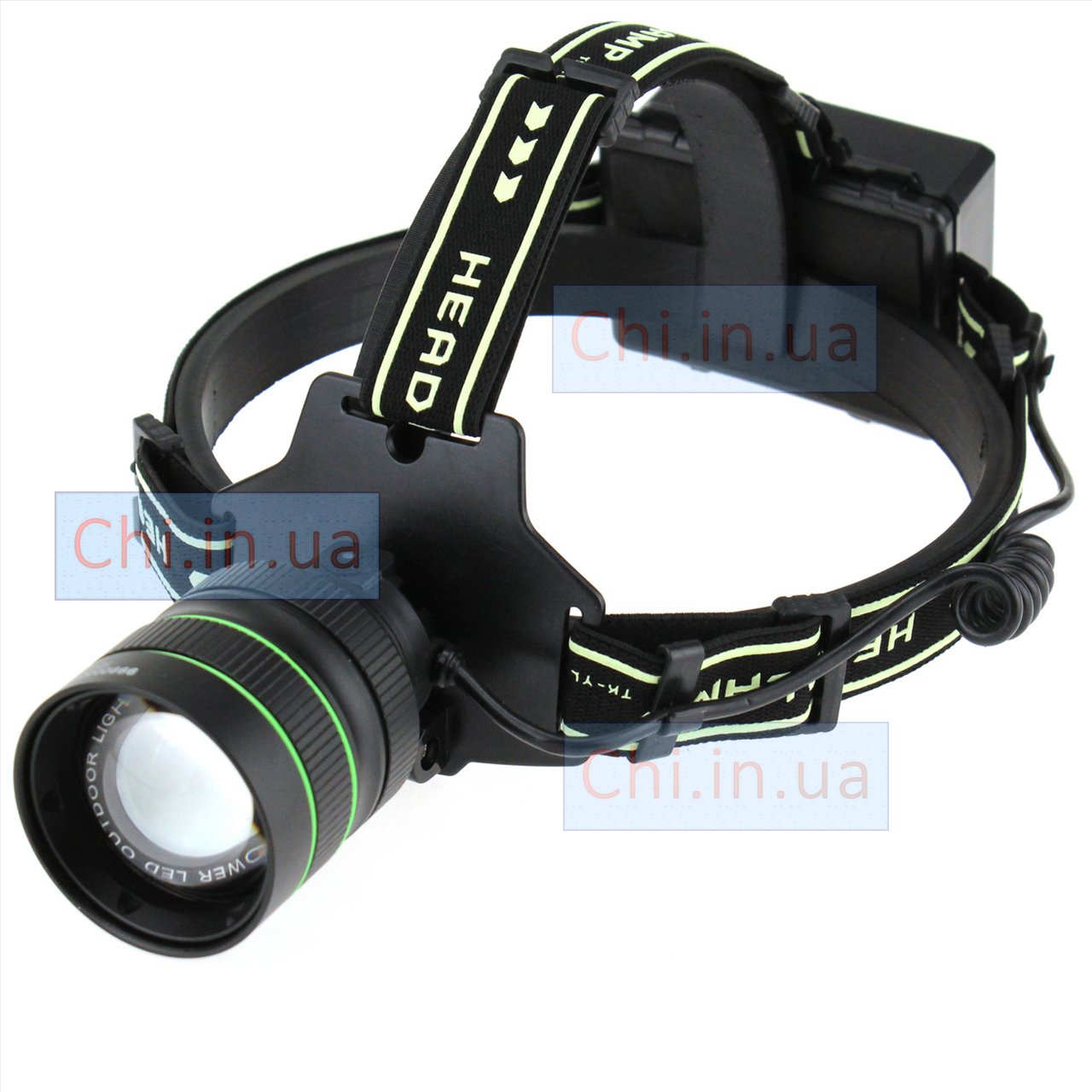 Налобный фонарь TD-X1-TG-60W, 3x18650, Type-C, Power Bank, датчик движения, Zoom