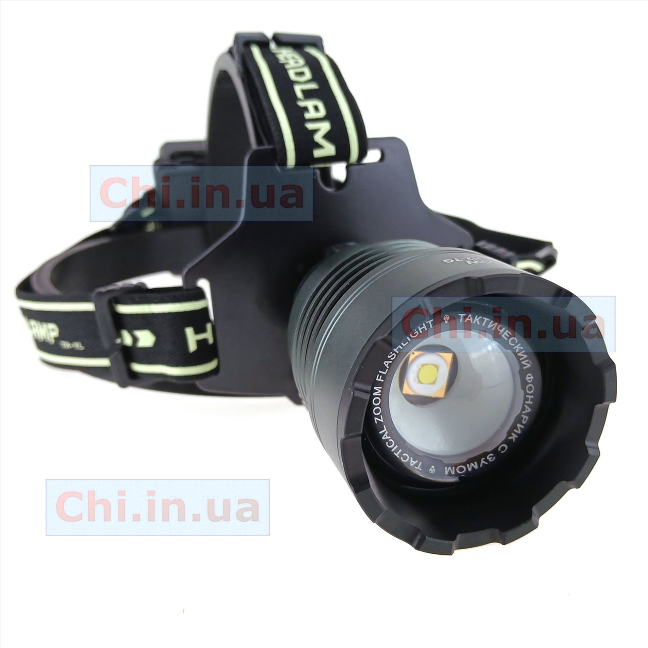 Налобный фонарь BL-H2-TG-60W с диодом TG30 вид спереди